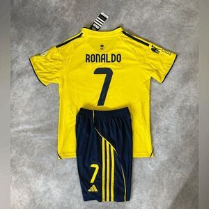 💋💋💋Al Nassar Home Cristiano Ronaldo 7 set for kids Jersey💋💋